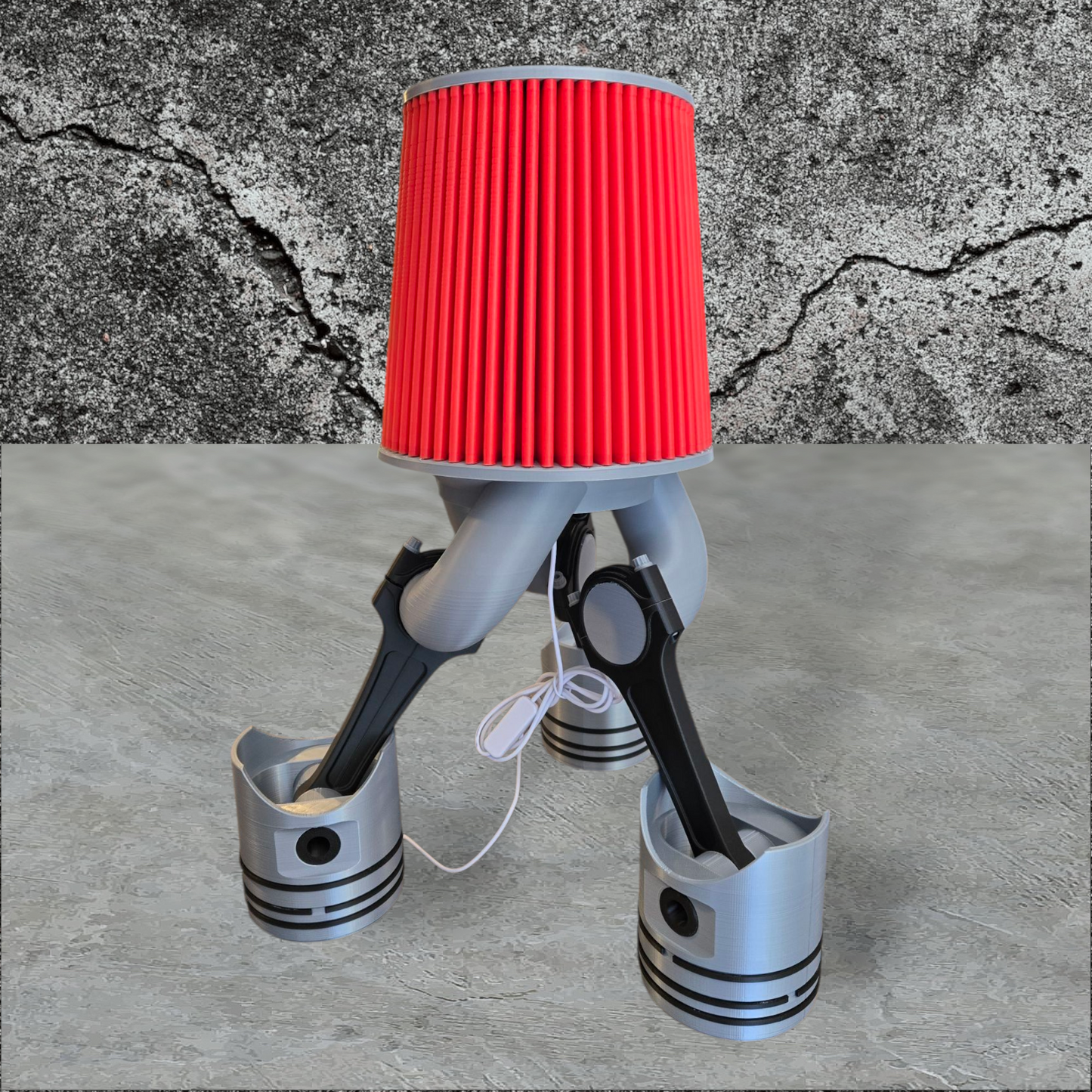 Piston Air Filter Lamp