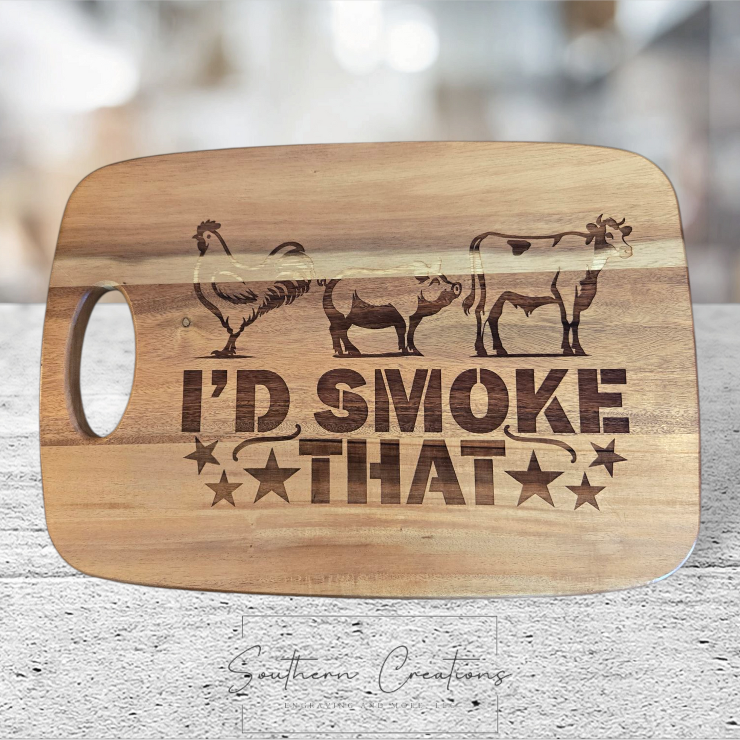 I'd Smoke That Cutting Board