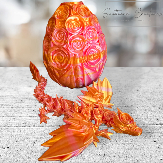 Rose Wing Dragon with Rose Egg