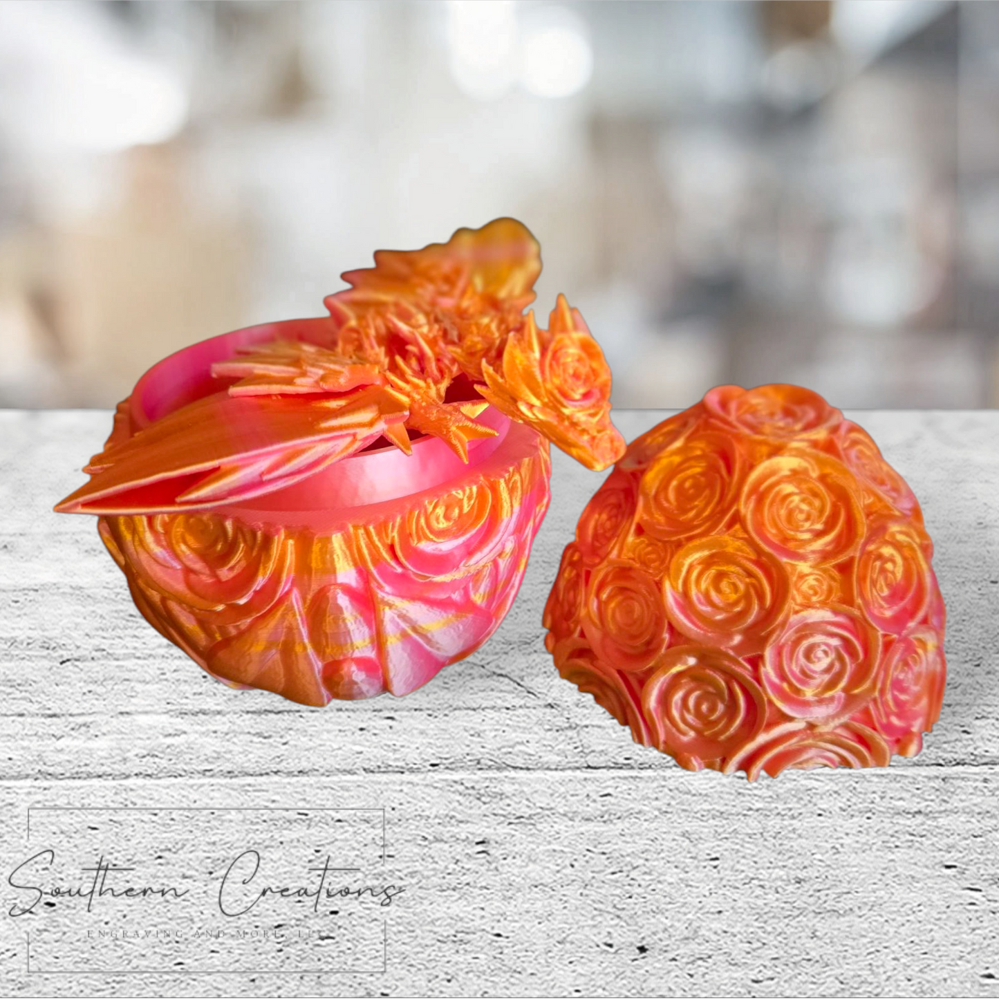 Rose Wing Dragon with Rose Egg