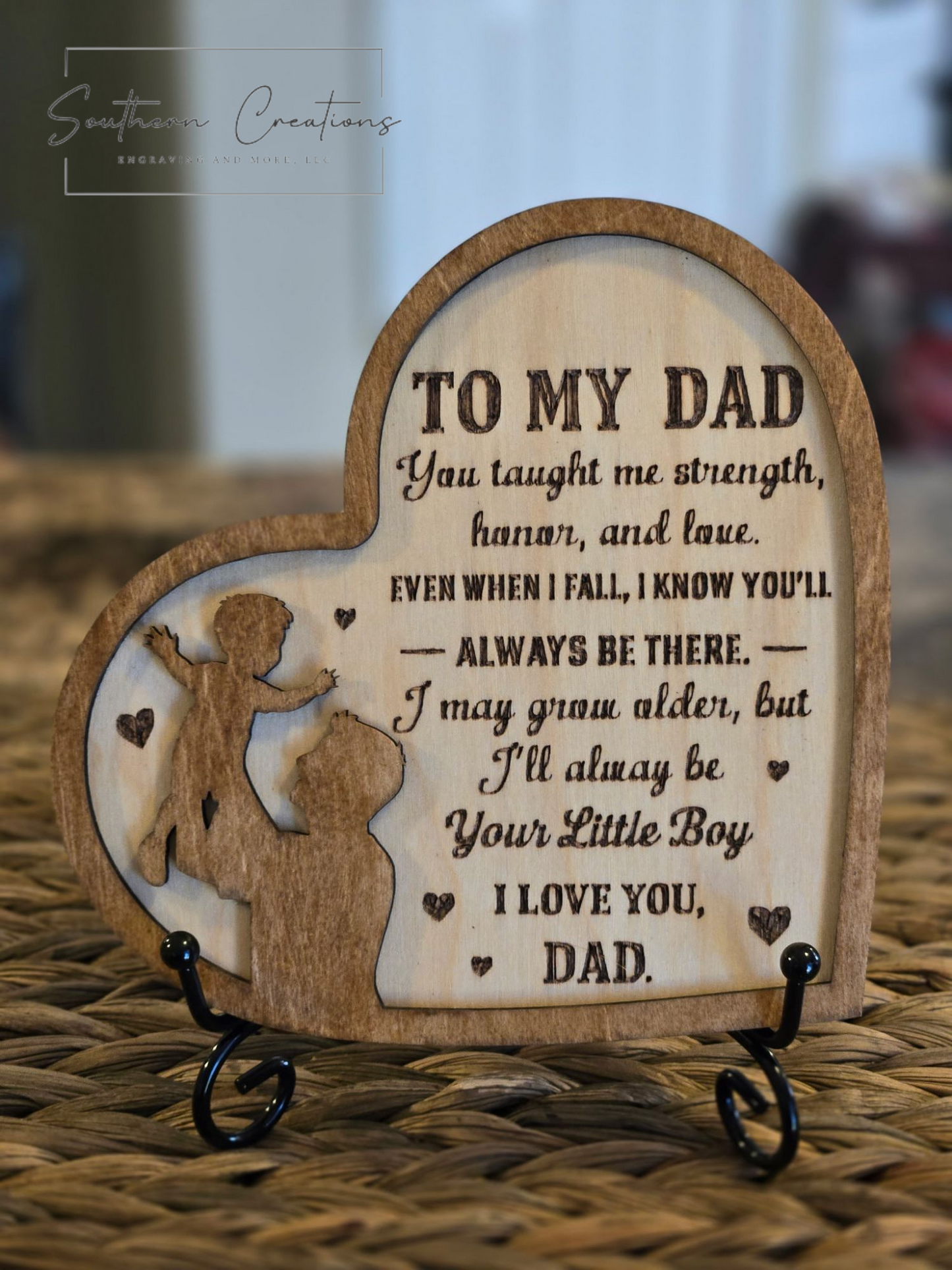 Father's Day Heart Plaque
