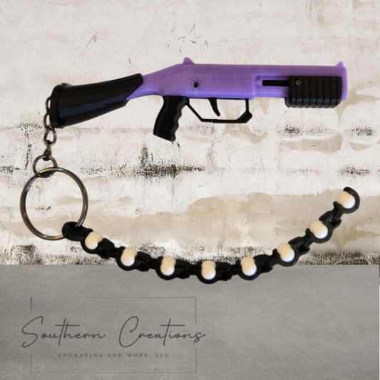 Pump Action Shotgun Keychain- Functional BB Blaster